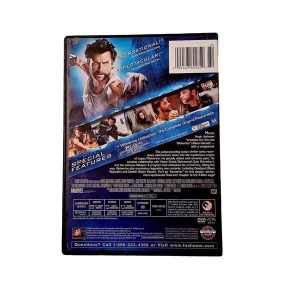 X-Men Origins Wolverine DVD - Picture 2 of 2